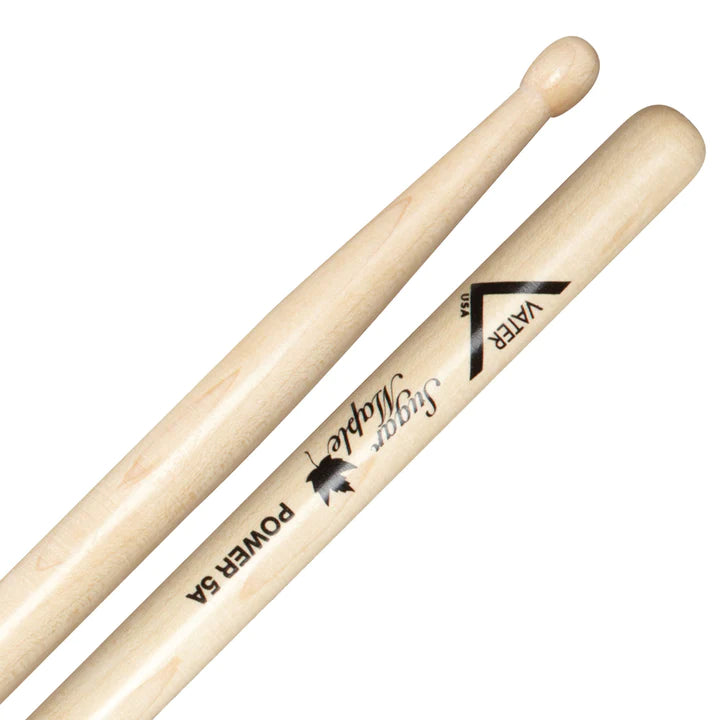 Vater VSMP5AW Sugar Maple Power 5A Wood Tip Drumsticks