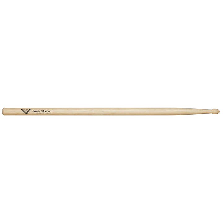 Vater VHP5AAW American Hickory Power 5A Acorn Wood Tip Drumsticks