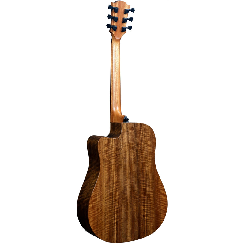 Lag Guitars THV20DCE Tramontane HyVibe 20 Cutaway Acoustic Electric Guitar w/ Bluetooth - Natural Satin