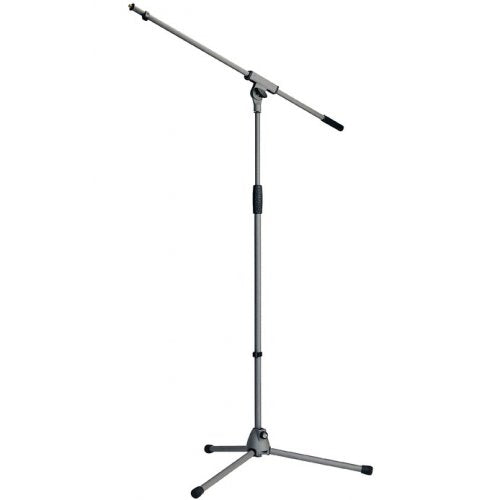 K&M 21060 Soft Touch Mic Stand (Grey)