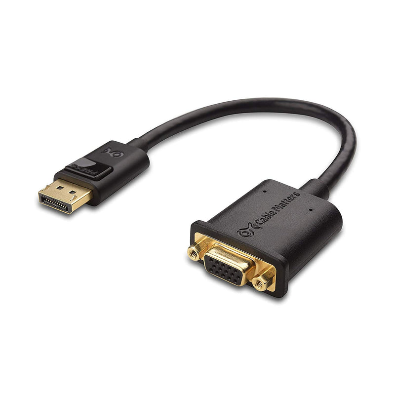 Cable Matters DISPLAYPORT to VGA Adapter - Black - Red One Music