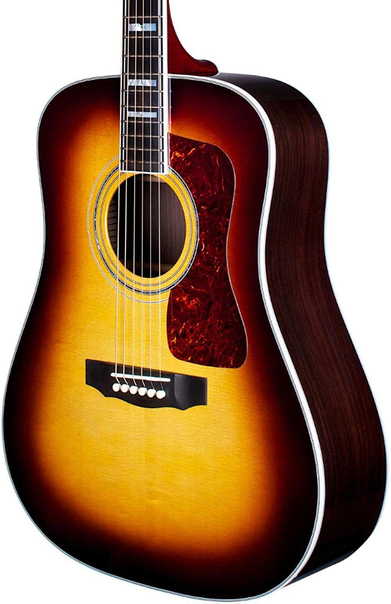 Guild D-55 Acoustic-Electric Guitar (Antique Sunburst) - Red One Music