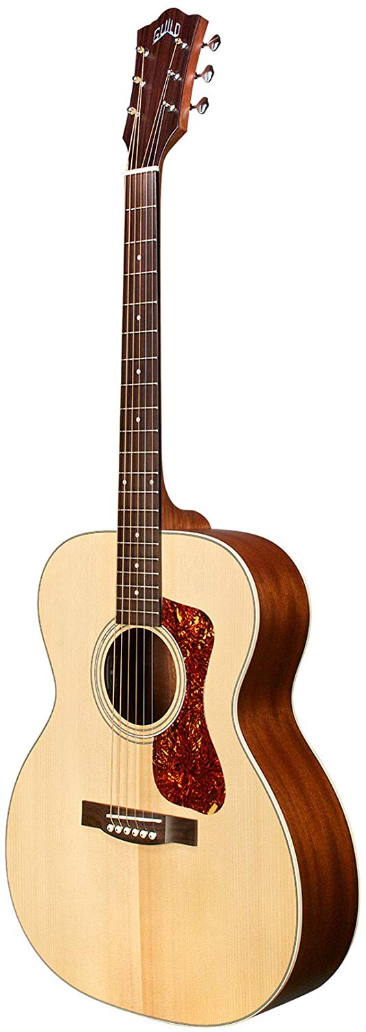 Guild WESTERLY OM-240E Acoustic-Electric Guitar (Natural) - Red One Music