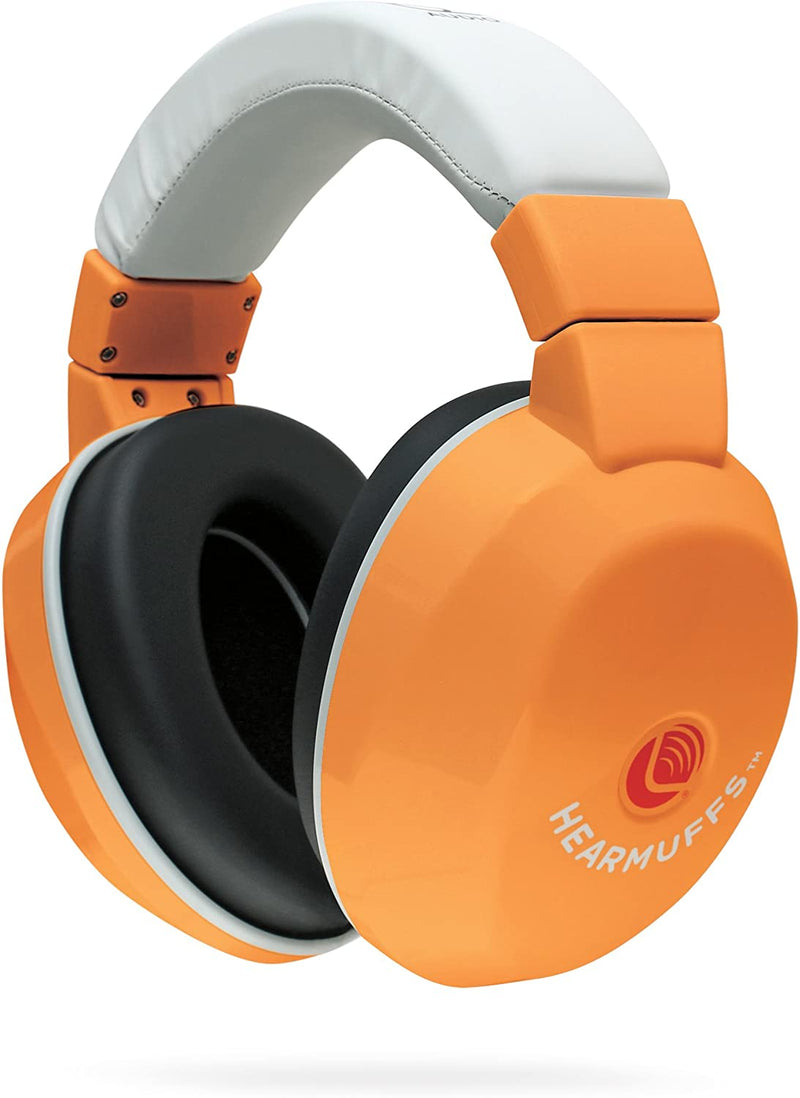 Lucid Audio LA-KIDS-PM-OR HearMuffs Protection auditive pour enfants (Orange/Blanc)