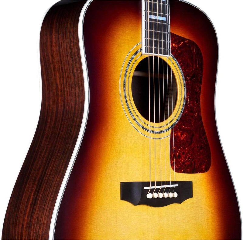 Guild D-55 Acoustic-Electric Guitar (Antique Sunburst) - Red One Music