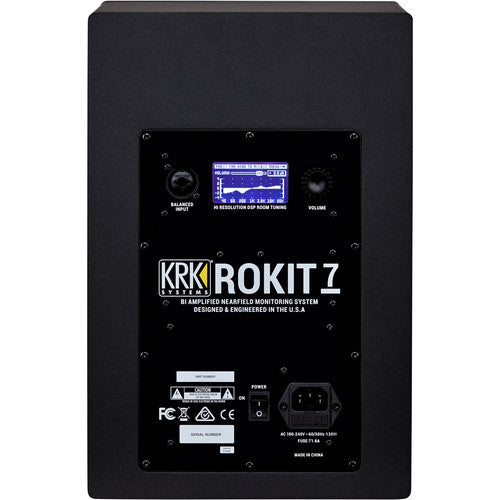 KRK ROKIT RP7-G4 6.5" 2-Way Active Studio Monitor (Black) - Red One Music