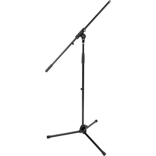 K&M 21070 Black Tripod Microphone Stand With 32 Boom Black - Red One Music