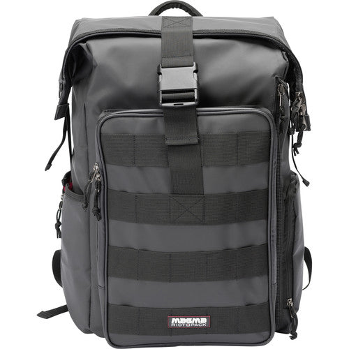 Magma MGA47882 RIOT DJ STASHPACK XL Plus Mobile DJ Backpack (Black/Red)