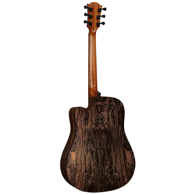 Lag Guitars THV30DCE Tramontane HyVibe 30 Cutaway Acoustic Electric Guitar w/ Bluetooth - Natural Glossy