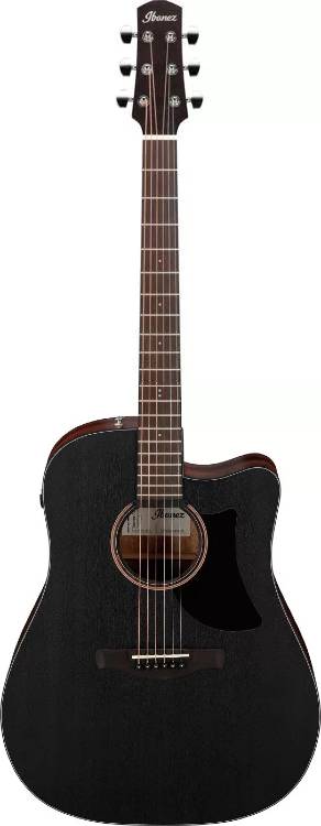 Ibanez AAD190CEWKH Advanced Acoustic-Electric Guitar (Weathered Black)