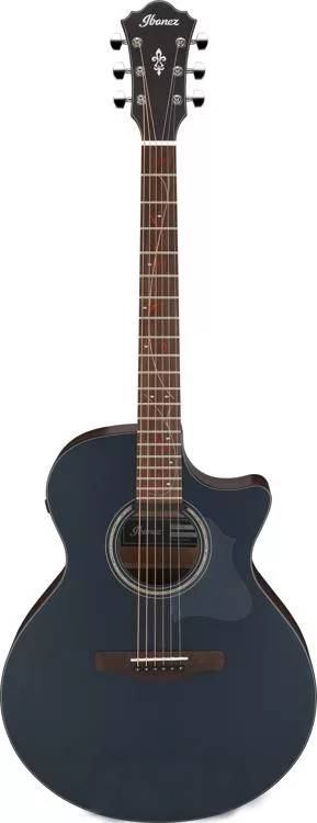 Ibanez AE275DBF Acoustic-Electric Guitar (Dark Tide Blue Flat)