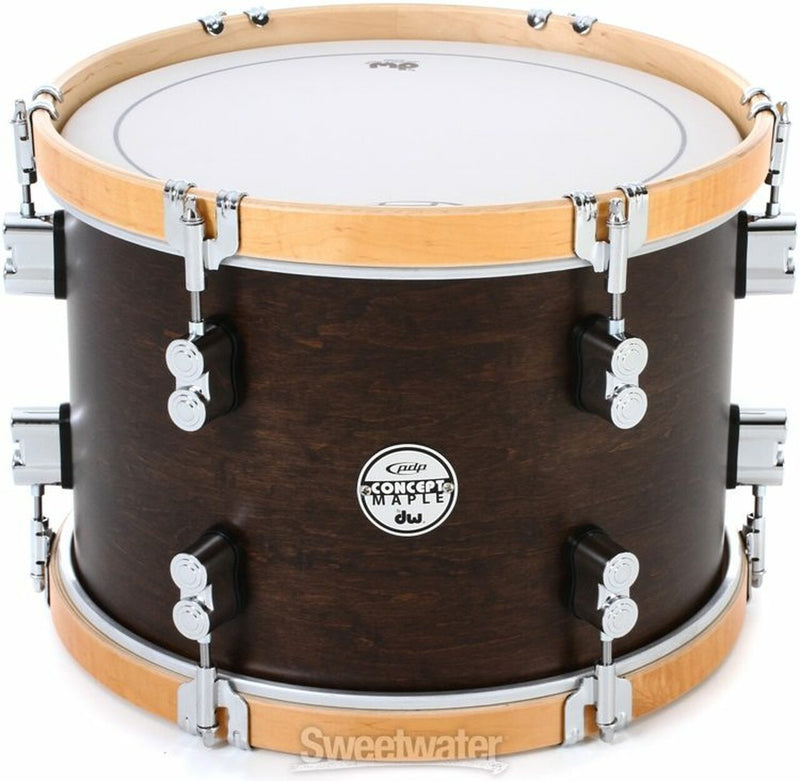 PDP PDCC0812TTWN Concept Maple Classic Rack Tom (Walnut Stain) - 8" x 12"