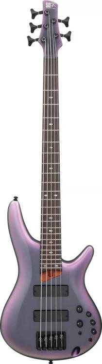 Ibanez SR505E Guitare basse (Noir Aurora Bu)