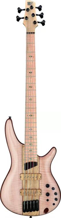 Ibanez Premium SR5FMDX2 Guitare basse 5 cordes (naturel faible brillant)
