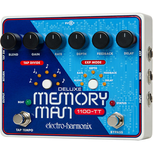 Electro-Harmonix DELUXE MEMORY MAN 1100-TT Analog Delay Pedal