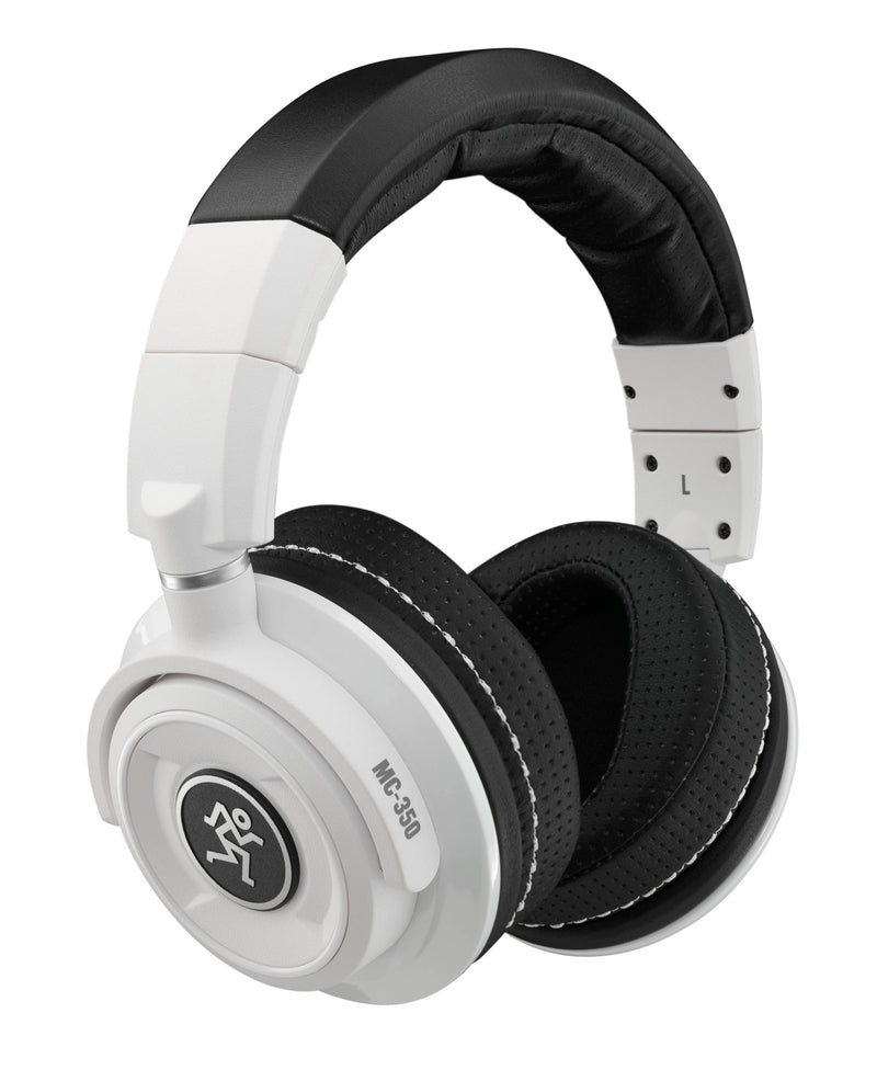 Mackie MC-350 Professional Closed-Back Headphones - Limited Edition Arctic White