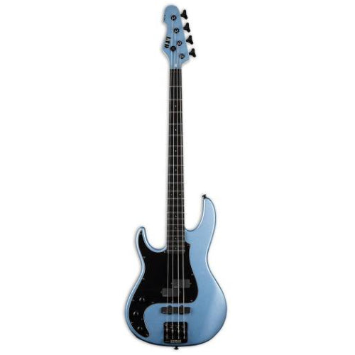 ESP LTD AP-4 - Left-Handed Electric Bass with EMG PJ Pickups and Grover Tuners - Pelham Blue