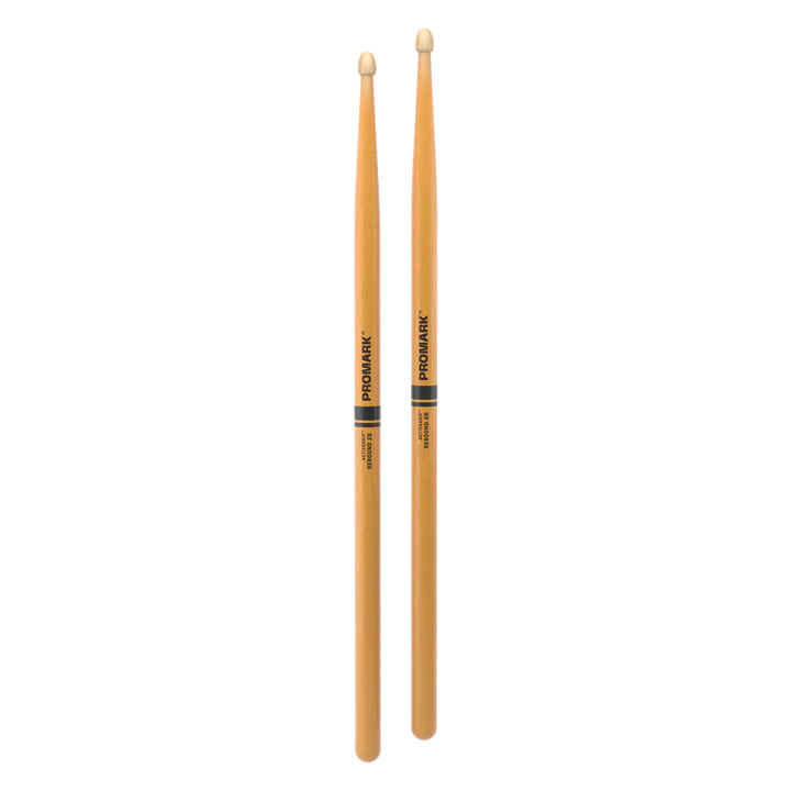Pro-Mark R2BAGC Rebound 2B ActiveGrip Clear Hickory Drumstick - Acorn Wood Tip