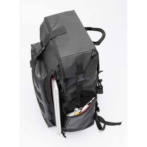 Magma MGA47882 RIOT DJ STASHPACK XL Plus Mobile DJ Backpack (Black/Red)