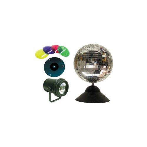 American DJ Mb-8-Combo Mirror Ball Amp Pinspot Lamp Combo - Red One Music
