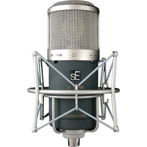 SE Electronics SE-GEMINI/MKII Dual Tube Cardioid Condenser Microphone with High Pass Filter and -10dB Pad