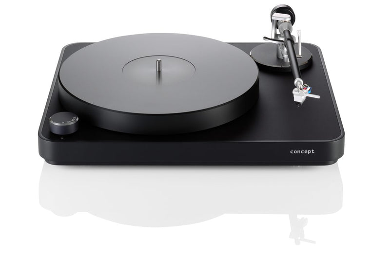 Clearaudio Concept Black Turntable Bundle with Satisfy Kardan Black Tonearm and Performer V2 Cartridge