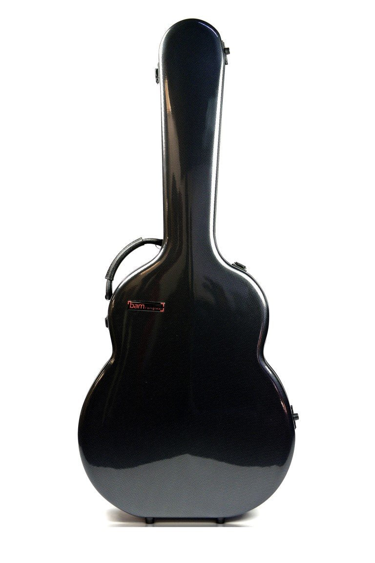 Bam Hightech Manouche Selmer Type Guitar Case (Black Carbon)
