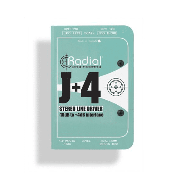 Radial J+4  2-Channel Signal Level Driver - Red One Music