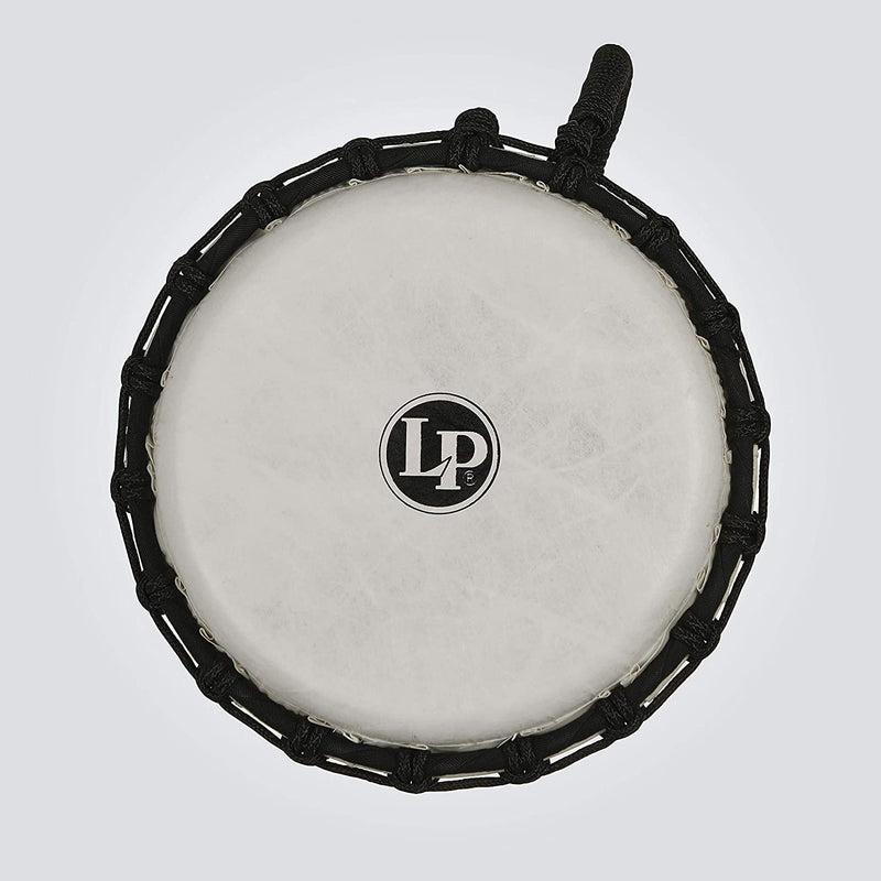 Latin Percussion LP1607OM World Rope Circle Djembe - 7" (Orange Marble)