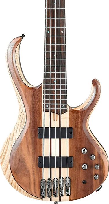 Ibanez BTB745-NTL BTB Series 5 String - Electric Bass with Bartolini Pickups - Natural Low Gloss