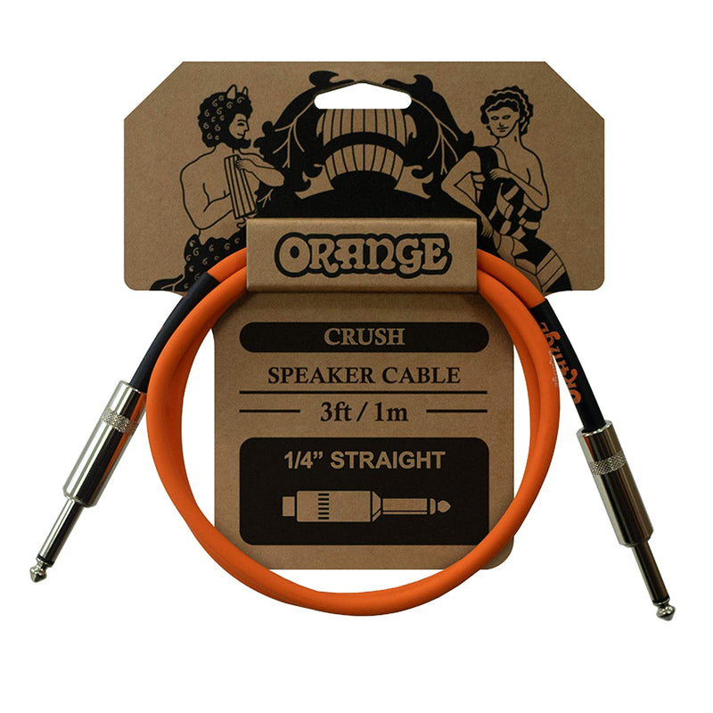 Orange CA040 Crush Câble de haut-parleur de 3 pieds, Jack vers Jack