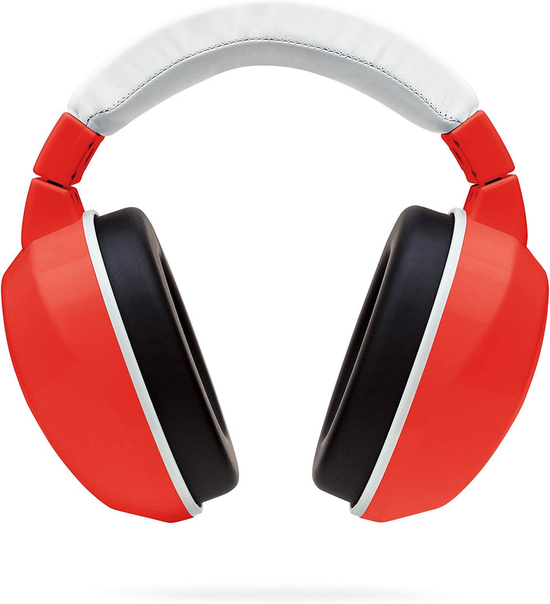 Lucid Audio LA-KIDS-PM-RD HearMuffs Kids Hearing Protection (Red/White)