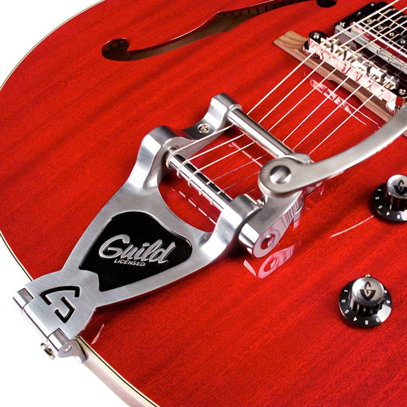 Guild STARFIRE V Electric Guitar (Cherry Red) - Red One Music