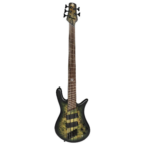 Spector NSDM5HAUNT NS DIMENSION - 5-String Electric Bass with Fanned Frets - Wenge/Haunted Moss Matte