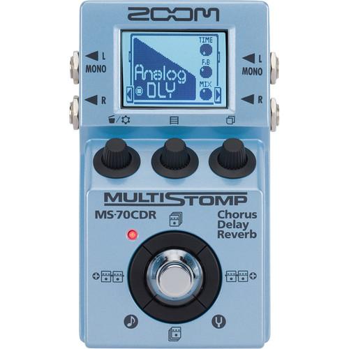 Zoom Ms-70Cdr Multistomp Chorusdelayreverb Pedal - Red One Music