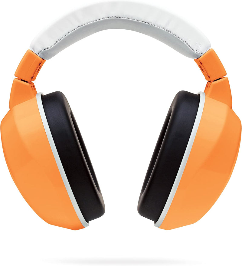 Lucid Audio LA-KIDS-PM-OR HearMuffs Kids Hearing Protection (Orange/White)