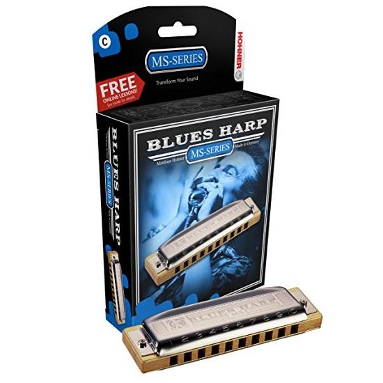 Hohner 532Bx-B  Blues Harp Key Of B Major - Red One Music