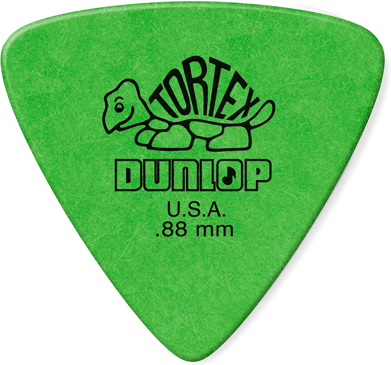 Dunlop 431P.88 Tortex Triangle Médiators pour guitare – Lot de 6