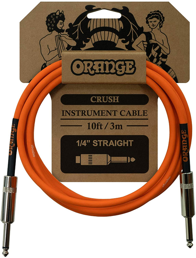Orange CA034 Crush Straight to Straight Instrument Cable - 10 Foot