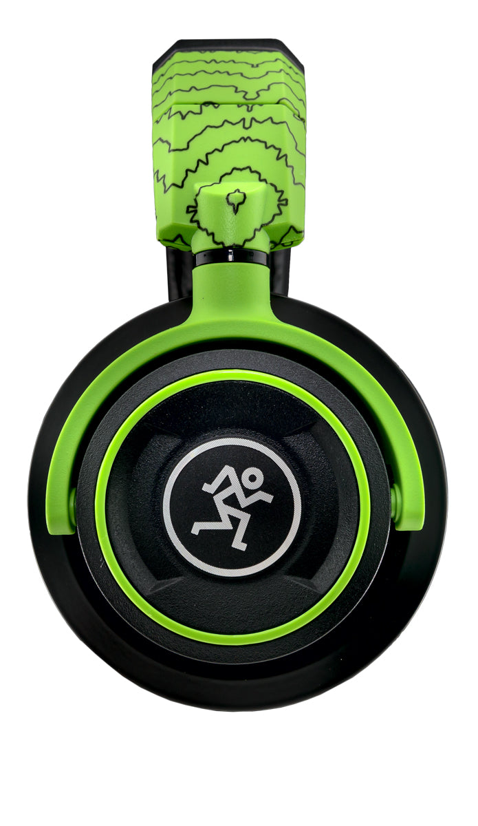 Mackie MC-350 Professional Closed-Back Headphones - Limited Edition Green Lightning