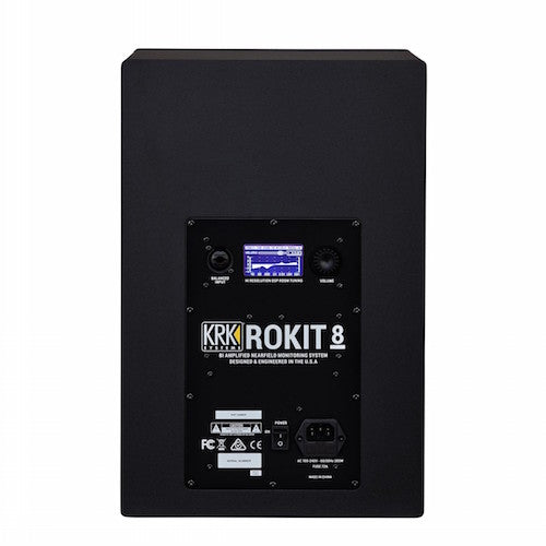 KRK ROKIT RP8-G4 8" 2-Way Active Studio Monitor (Black) - Red One Music