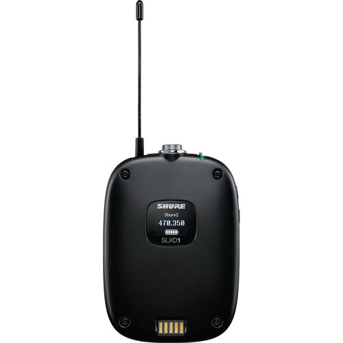 Shure SLXD1 Digital Wireless Bodypack Transmitter (H55: 514 to 558 MHz)