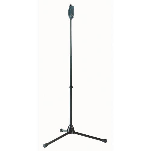 K&M 25680 Black One-Hand Microphone Stand - Red One Music