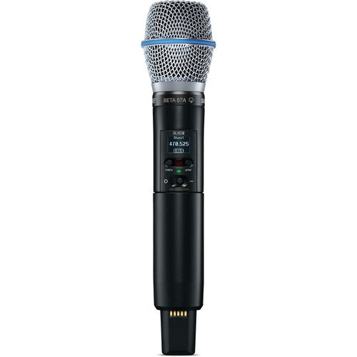 Shure SLXD2/B87A Digital Wireless Handheld Microphone Transmitter with Beta 87A Capsule (H55: 514 to 558 MHz)