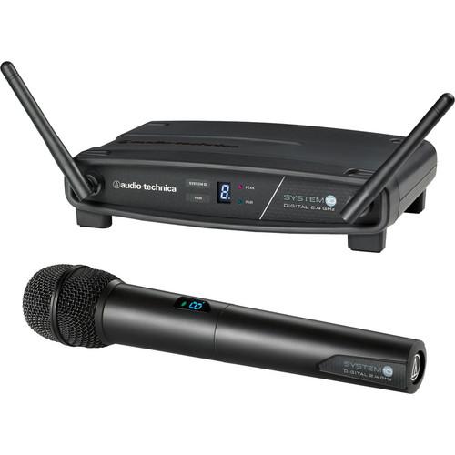 Audio-Technica Atw-1102 System 10 Digital Wireless Handheld Microphone Set - Red One Music