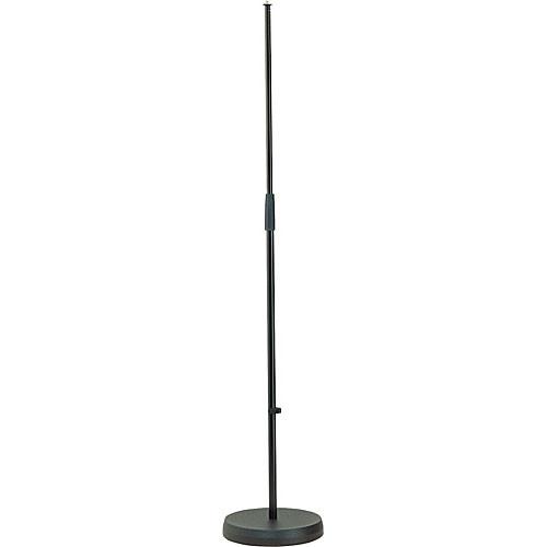 K&M 260 Black Straight Microphone Stand Black - Red One Music