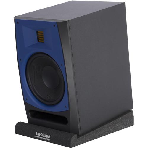 On-Stage Asp3011 Foam Speaker Platforms Medium Pair - Red One Music
