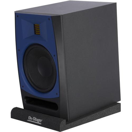 On-Stage Asp3011 Foam Speaker Platforms Medium Pair - Red One Music