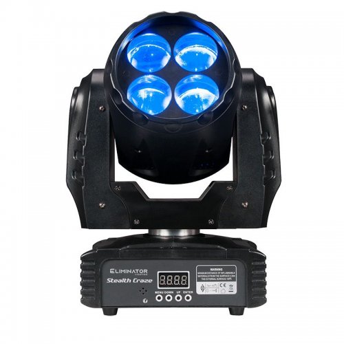 Eliminator Stealth Craze Led Moving Head - Red One Music