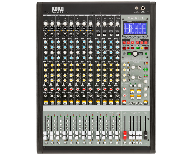 Korg MW1608 Table de mixage hybride 16 canaux